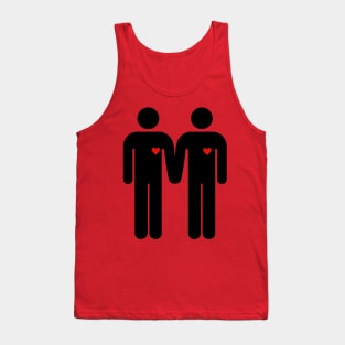 Black men Tank Top